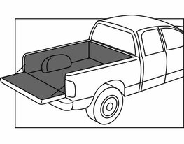 Turbo Liner behandeling laadbak en klep - Chevrolet Silverado 1500 Crew Cab Short Box (09-)