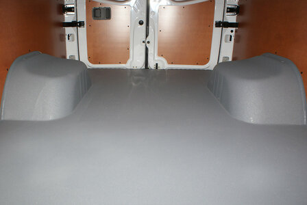 Turbo Liner behandeling laag met dichte wanden - Ford Transit Custom L1H1 dubbel cabine / enkel lucht voor