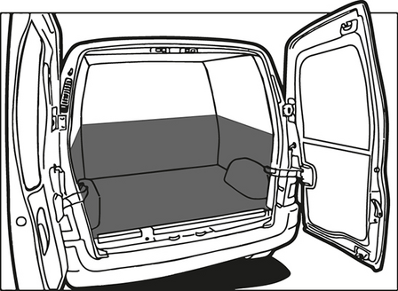 Turbo Liner behandeling half hoog - Fiat Ducato L4H2 dubbel cabine / enkel lucht voor