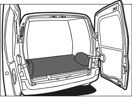 Turbo Liner behandeling laag - Opel Vivaro L2H1 enkele cabine (14-) enkel lucht voor