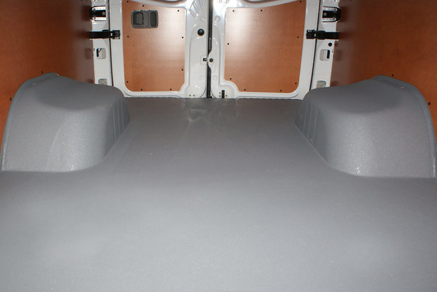 Turbo Liner behandeling laag met dichte wanden - Ford Transit Custom L2H1 dubbel cabine / enkel lucht voor