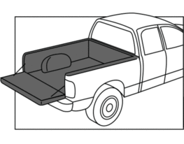 Turbo Liner behandeling laadbak, klep en randen - Fiat Fullback Club Cab Short Bed (16-) Turbo Liner behandeling laadbak, klep en randen - Fiat Fullback Club Cab Short Bed (16-)