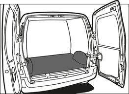 Turbo Liner behandeling laag - Dacia Dokker L1H1 enkele cabine / enkel lucht voor Turbo Liner behandeling laag - Dacia Dokker L1H1 enkele cabine / enkel lucht voor
