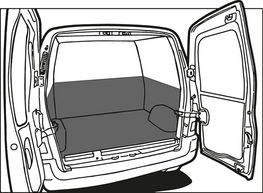 Turbo Liner behandeling half hoog - Opel Combo L1H2 enkele cabine / enkel lucht voor Turbo Liner behandeling half hoog - Opel Combo L1H2 enkele cabine / enkel lucht voor