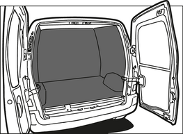 Turbo Liner behandeling hoog - Dacia Dokker L1H1 enkele cabine / enkel lucht voor Turbo Liner behandeling hoog - Dacia Dokker L1H1 enkele cabine / enkel lucht voor