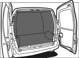 Turbo Liner behandeling volledig - Dacia Dokker L1H1 enkele cabine / enkel lucht voor Turbo Liner behandeling volledig - Dacia Dokker L1H1 enkele cabine / enkel lucht voor